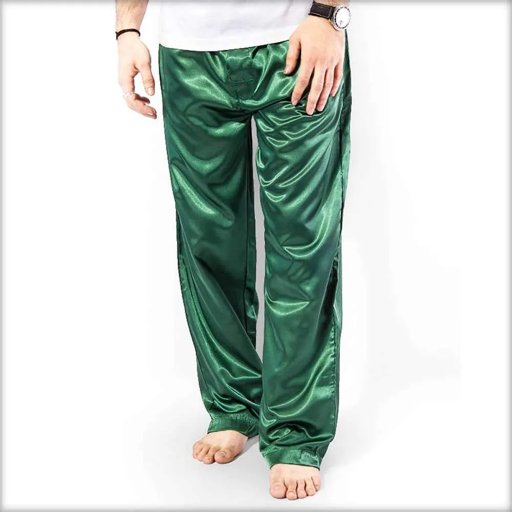 100% Polyester Solid Satin Men's Pajama MP51-GR