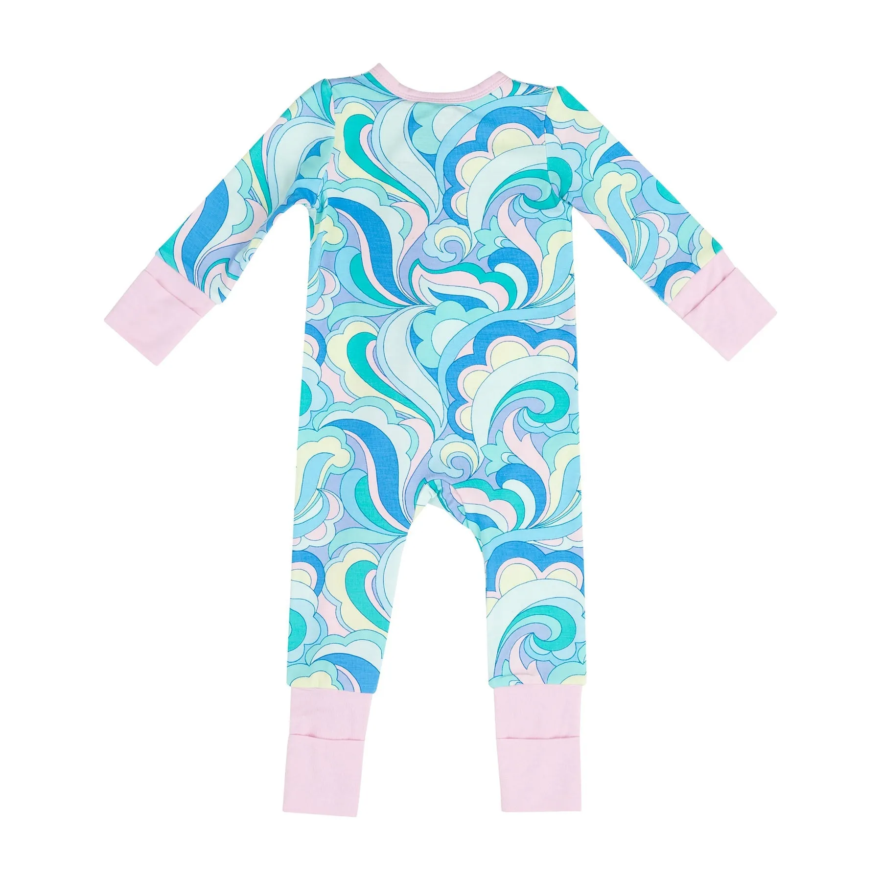 2-Way Zipper Romper - Swirls by Angel Dear