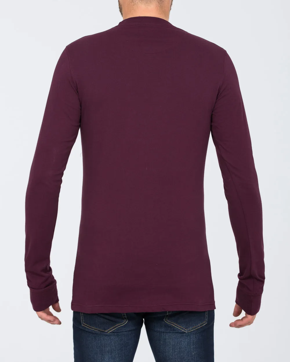 2t Samuel Long Sleeve Tall T-Shirt (plum)