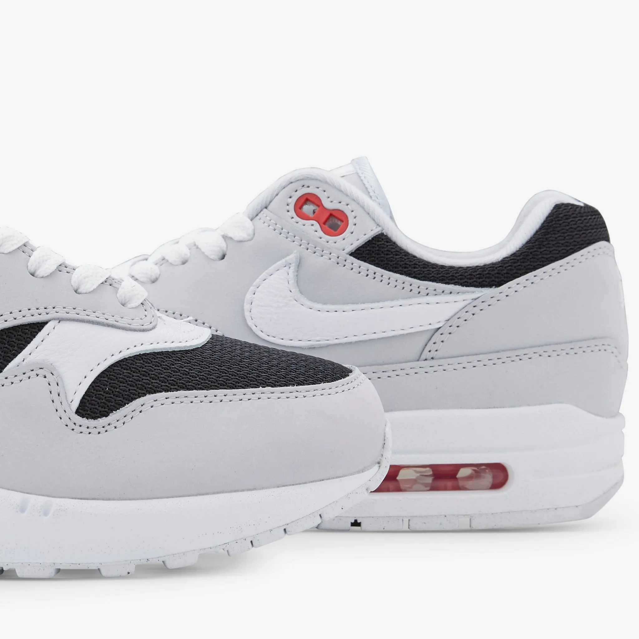 Air Max 1 PRM Pure Platinum | White | Black | Sport Red