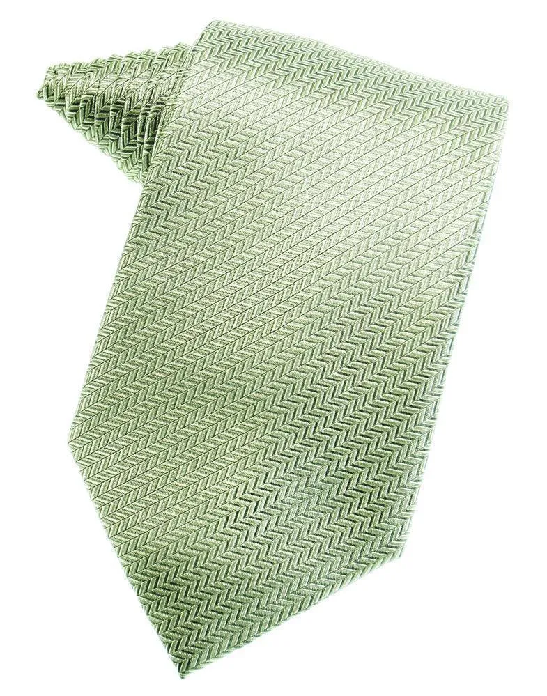 Asphalt Herringbone Neckties