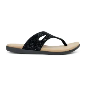 Bata SCOOPY Toe-Post Sparkly Flat Sandal for Women