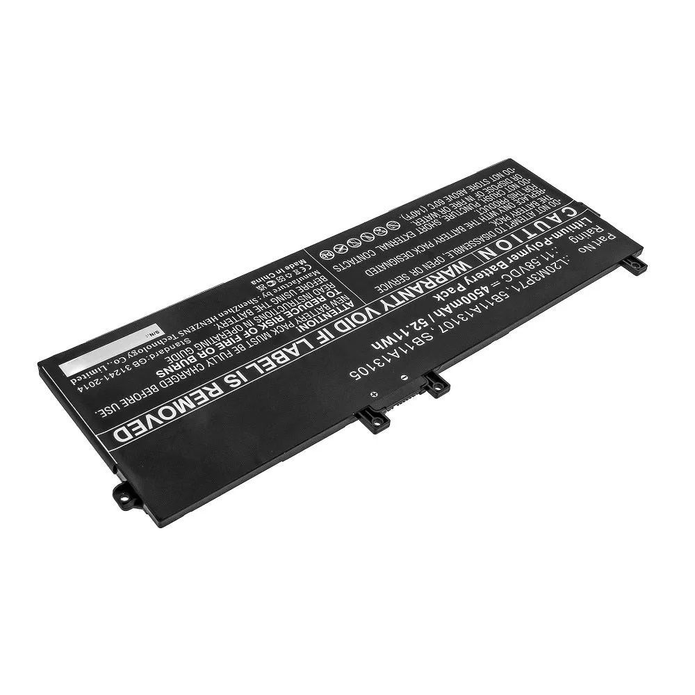 Batteries N Accessories BNA-WB-P12665 Laptop Battery - Li-Pol, 11.58V, 4500mAh, Ultra High Capacity - Replacement for Lenovo L20M3P71 Battery