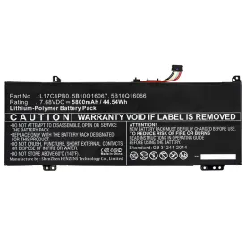 Batteries N Accessories BNA-WB-P9665 Laptop Battery - Li-Pol, 7.68V, 5800mAh, Ultra High Capacity - Replacement for Lenovo L17C4PB0 Battery