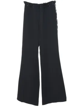 Black Flared Trousers - W28 L33