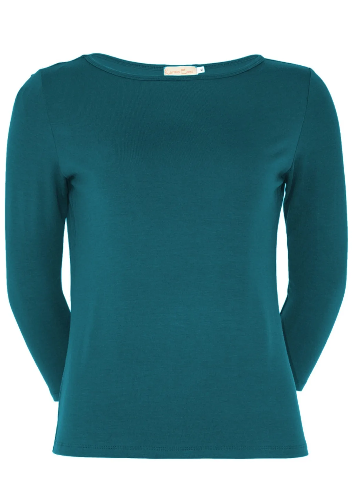 Boat Neck Top Teal