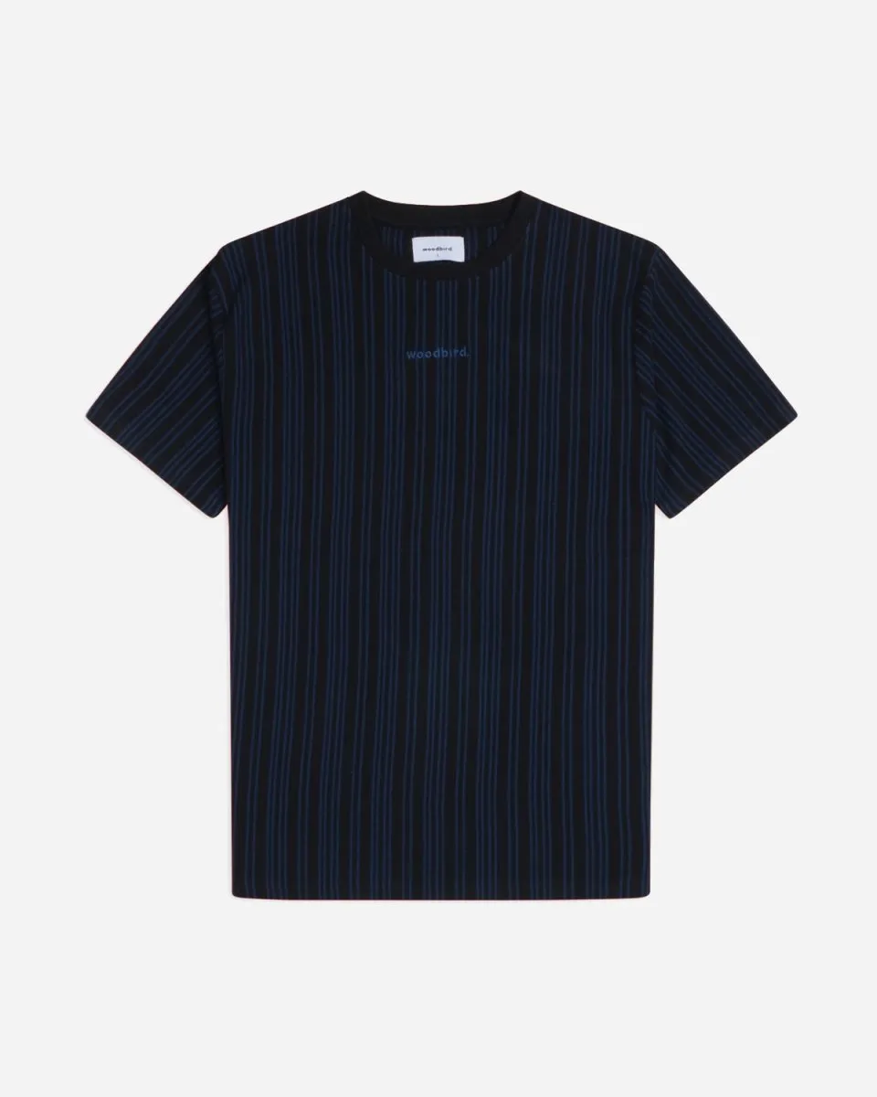 Braws Pique Tee - Black/Blue