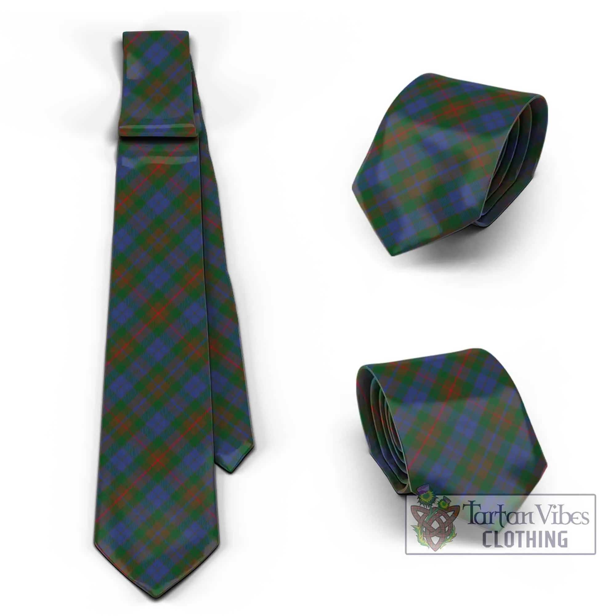 Buchanan Hunting Tartan Classic Necktie Cross Style