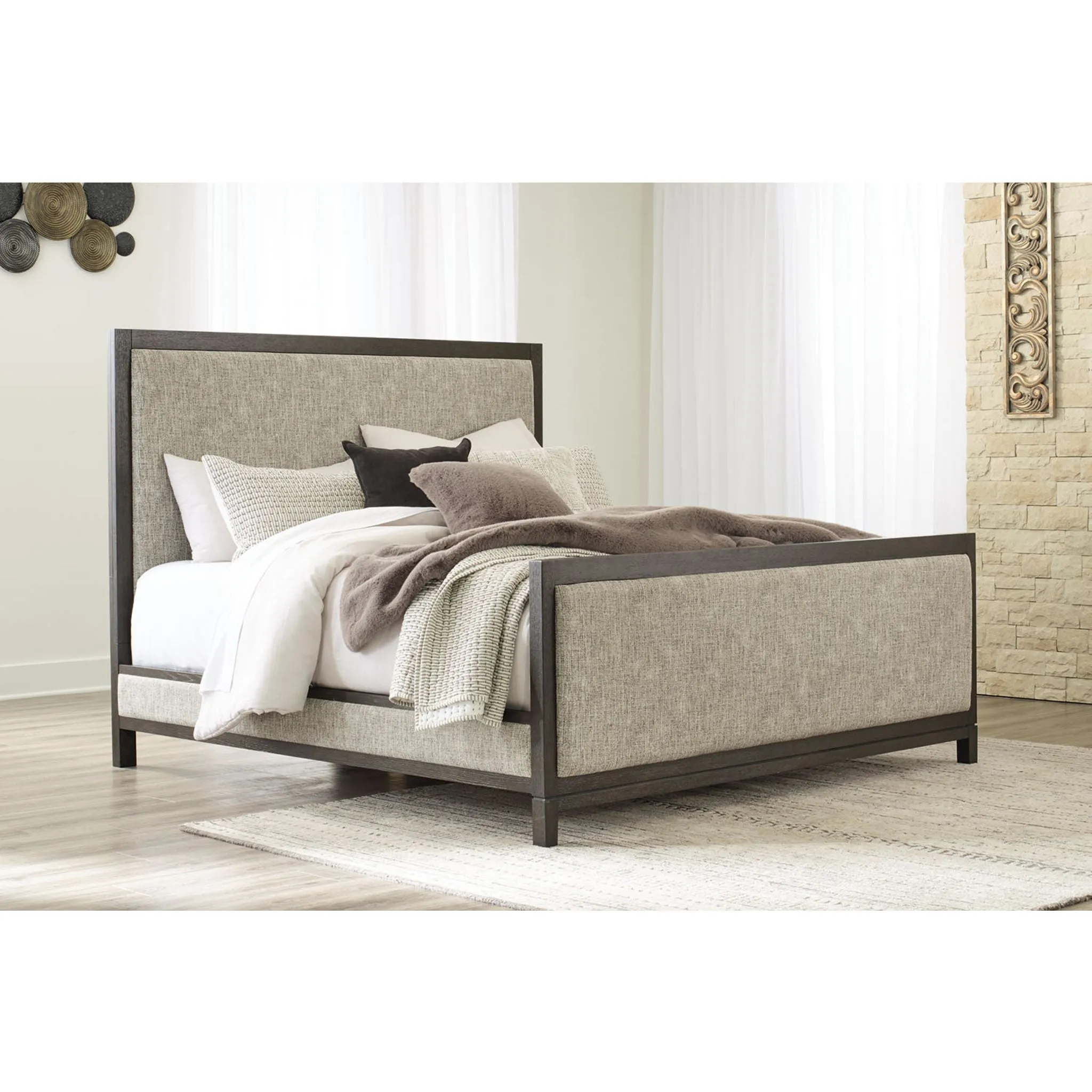 Burkhaus 5 Piece Queen Panel Bedroom