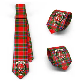 Butter Tartan Classic Necktie with Family Crest