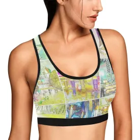 City Collage Watercolour Sports Top up to 3 XL