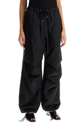 cotton blend parachute pants for men