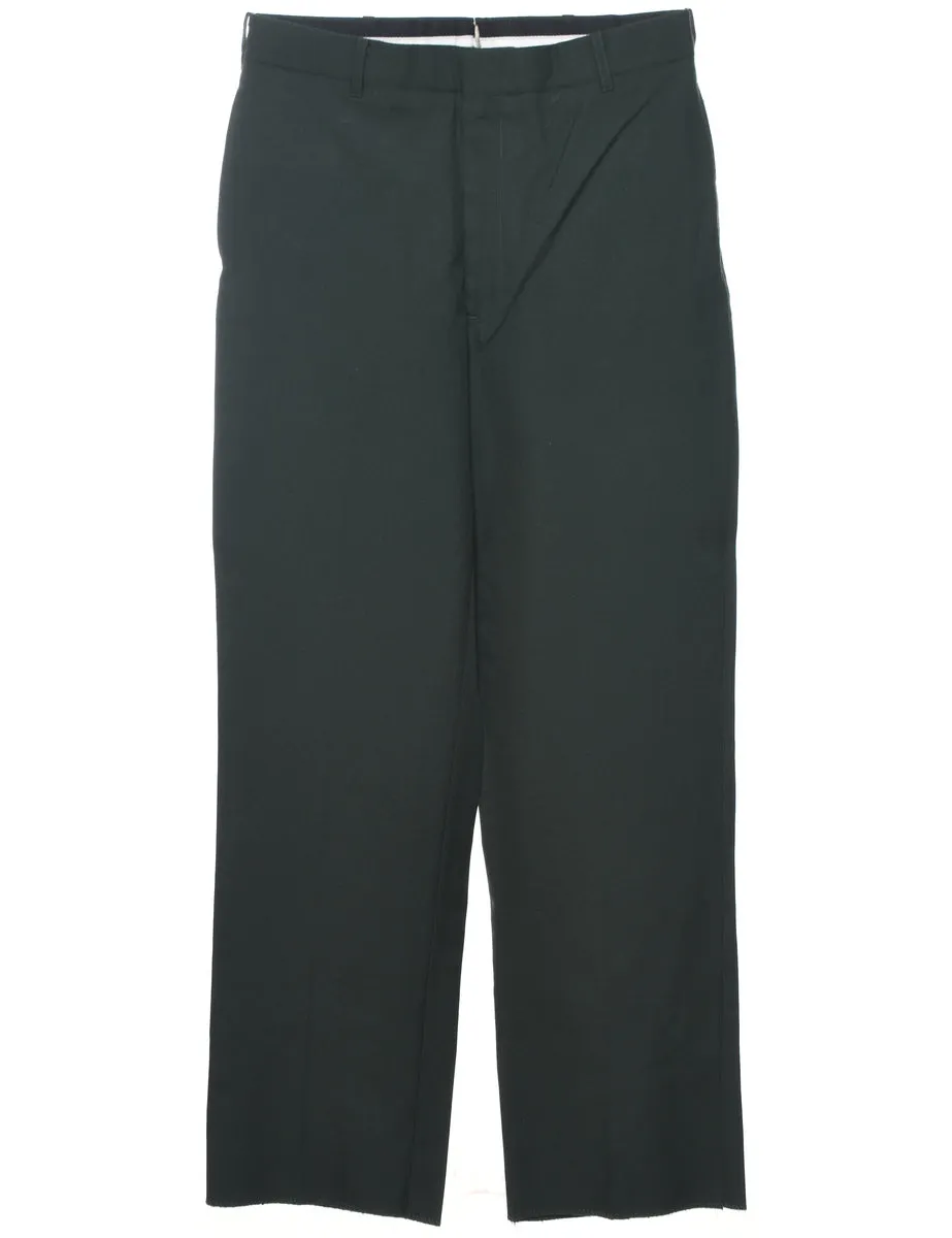 Dark Green Trousers - W30 L32