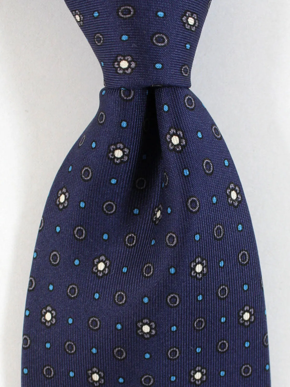 E. Marinella Tie Lapis Blue Aqua Floral