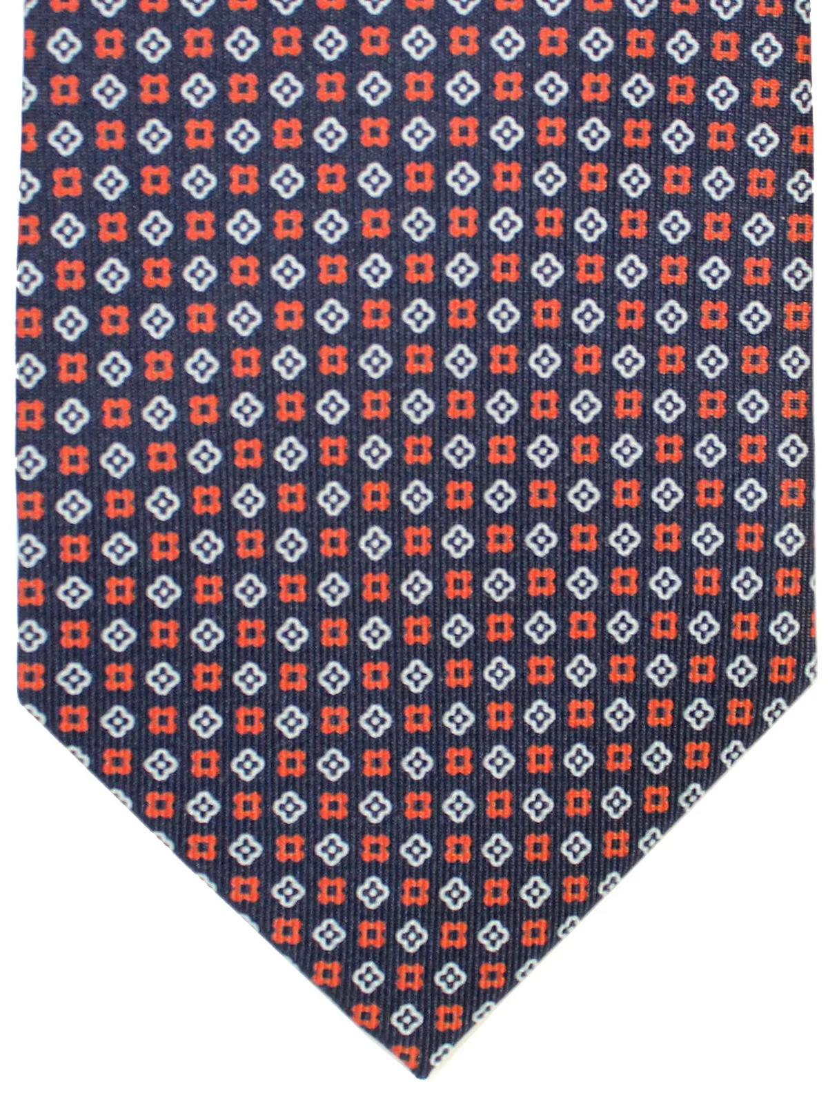 E. Marinella Tie Navy Red Geometric - New Collection