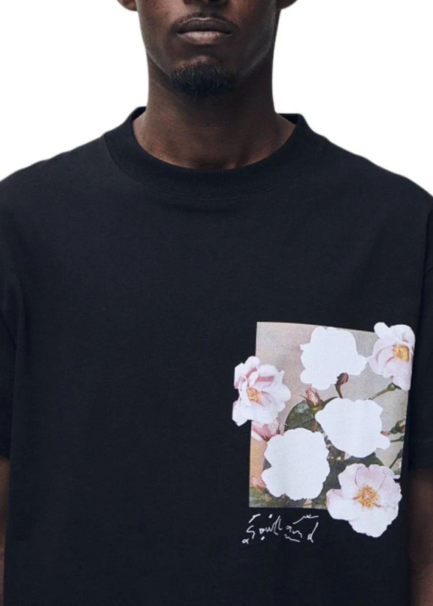 Flower Scribble T-shirt - Black