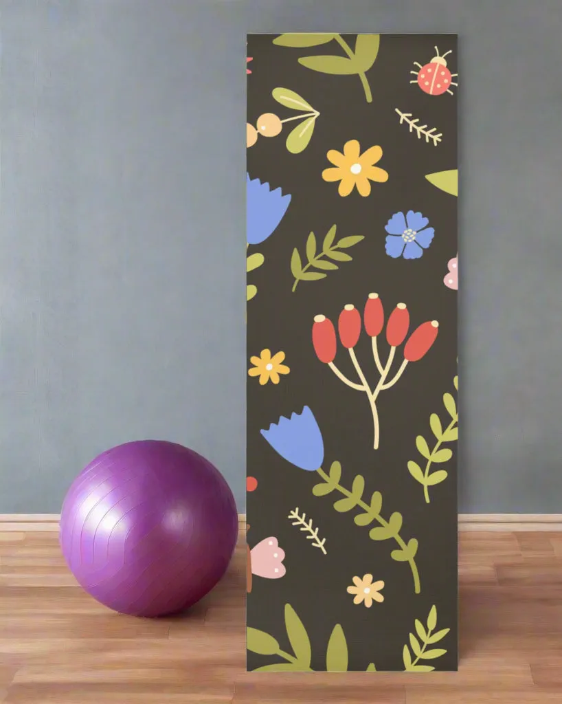 Flowers Yoga Mat