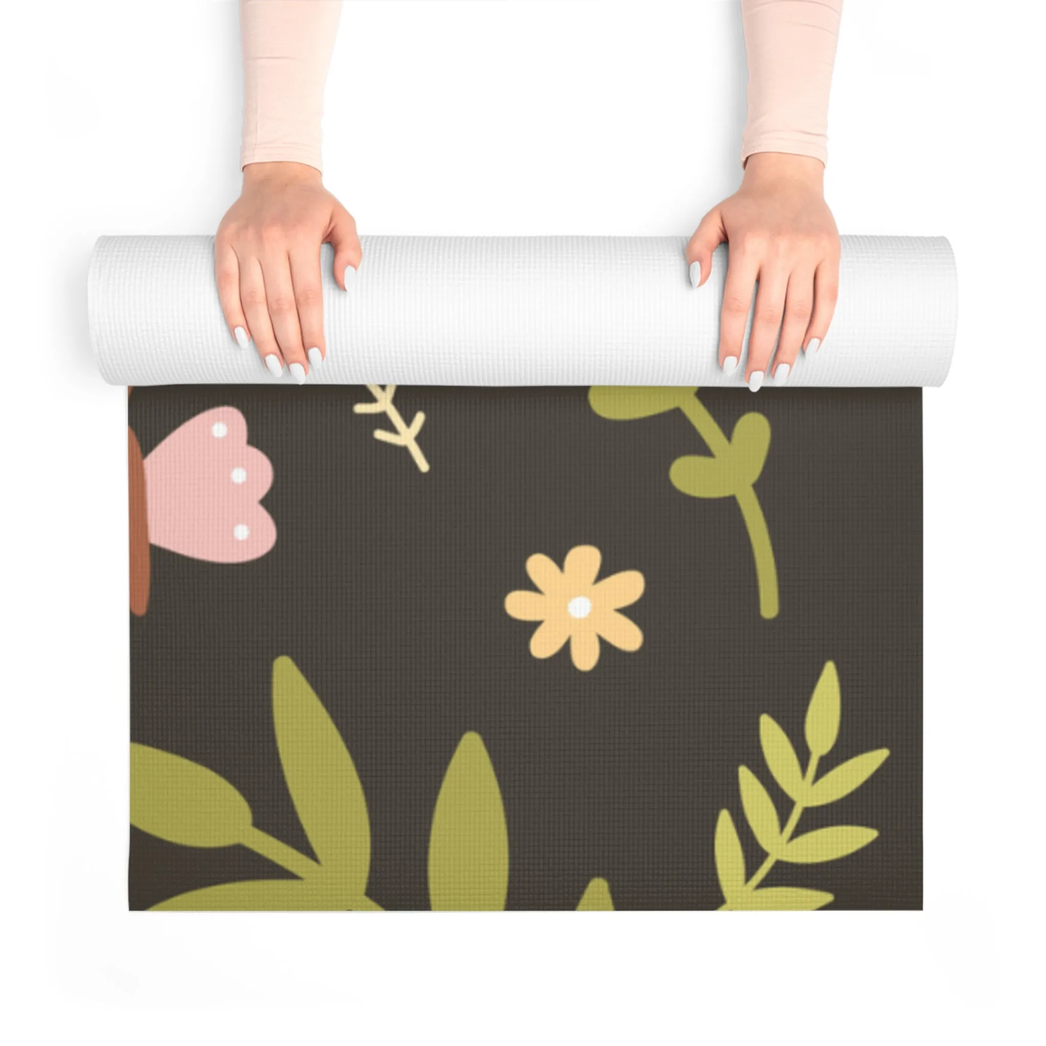 Flowers Yoga Mat