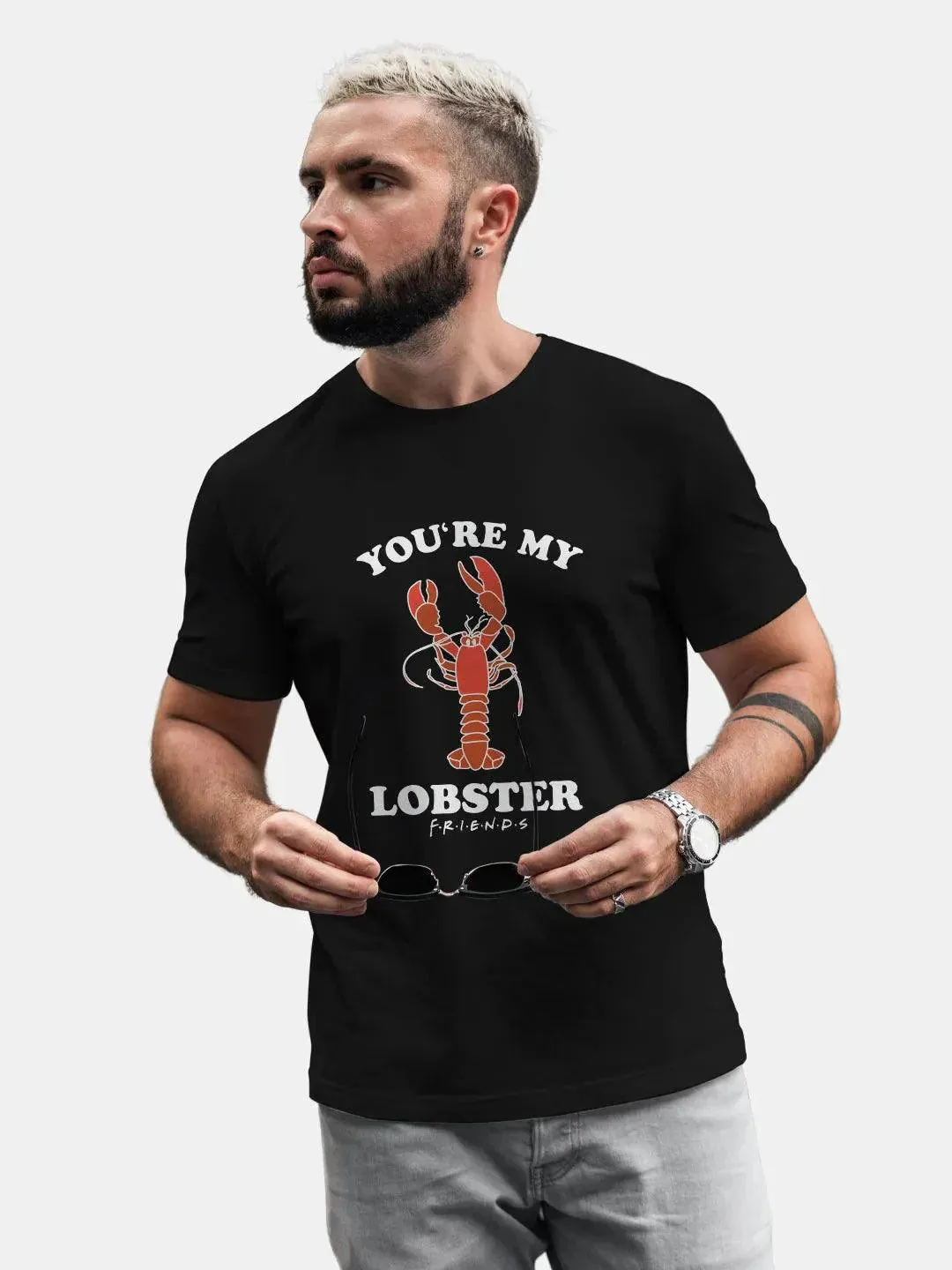 Friends You Are My Lobster Mens Tshirt (Select From Drop Down Menu) (No Cod Allowed On This Product)- Prepaid Orders Only