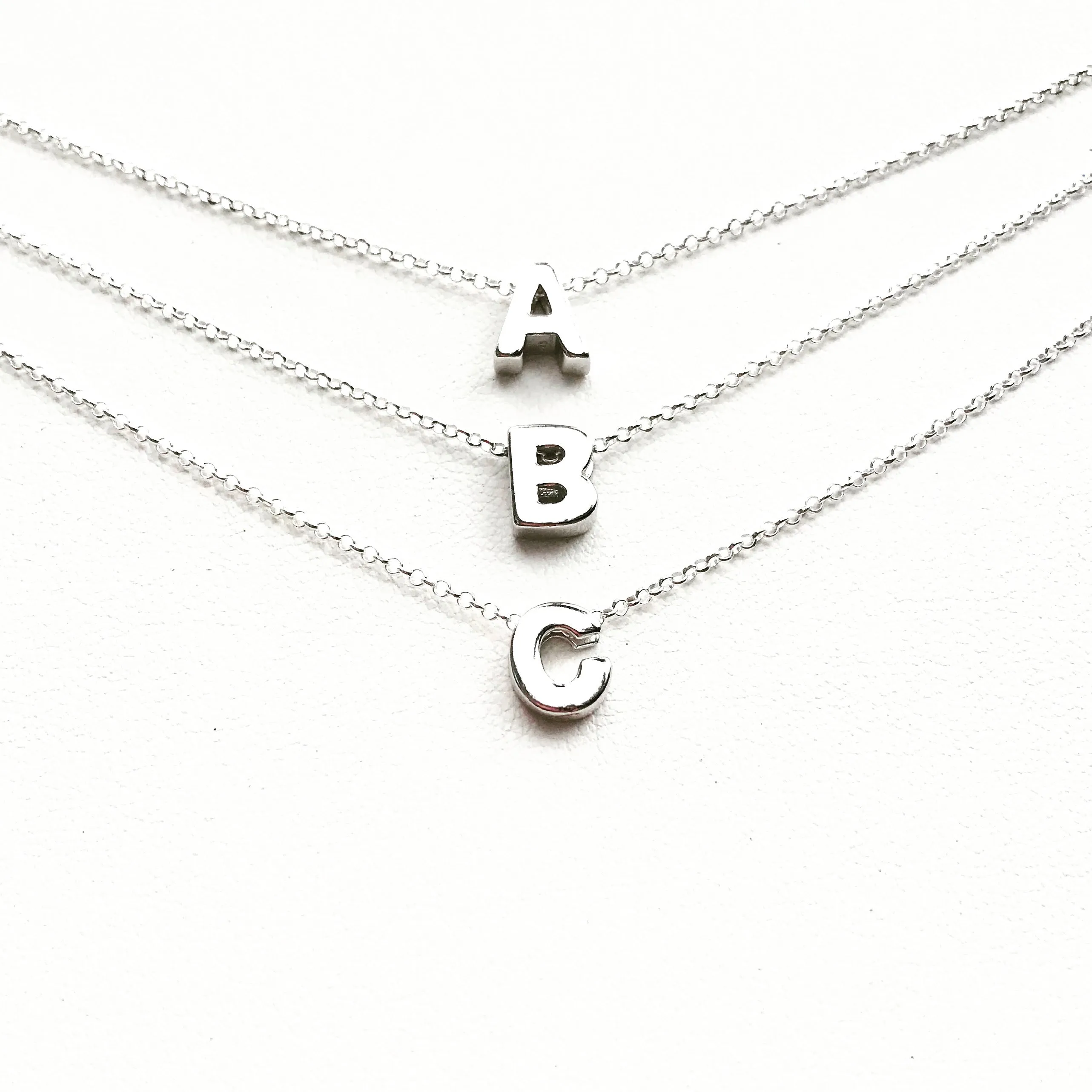 Gemma Letter Necklaces