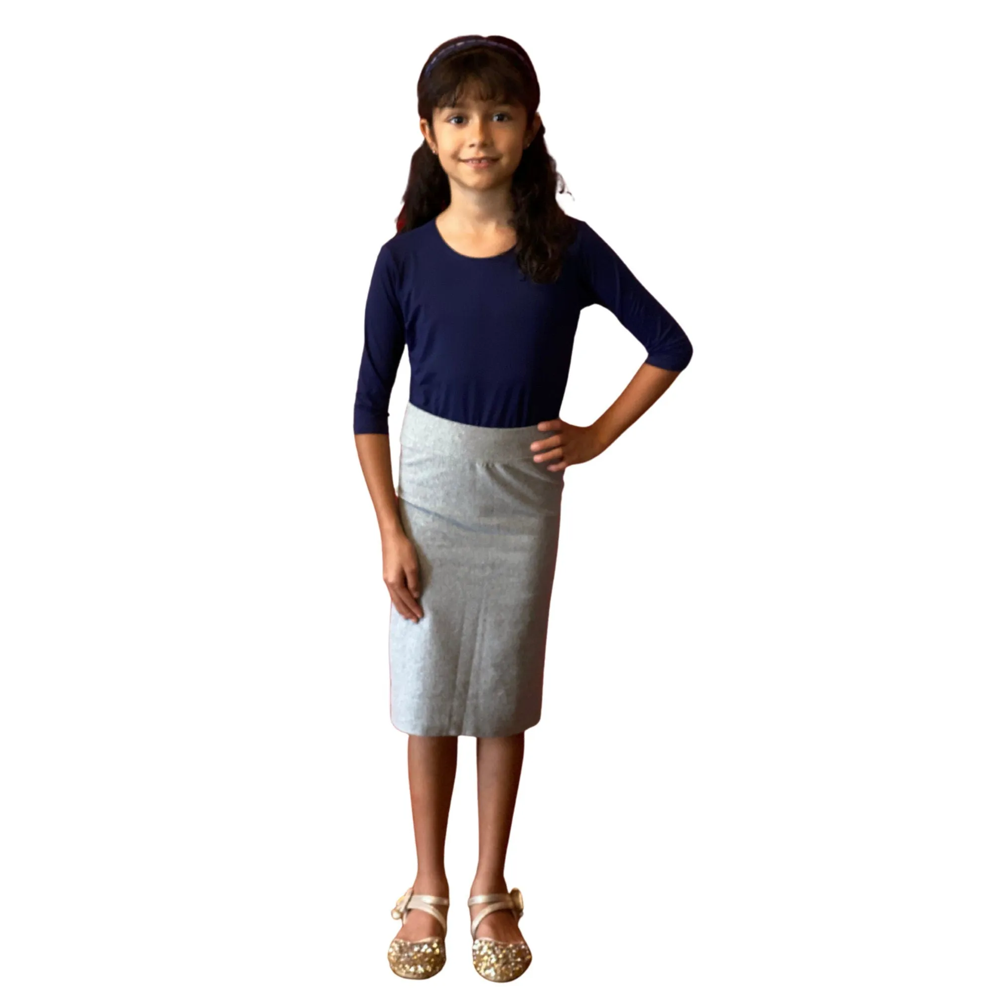 Girls' Pencil Skirt Modest Skirt Knee Length Skirt Super Comfty Skirt for  School Uniform Skirt, tzniut, school approved skirt