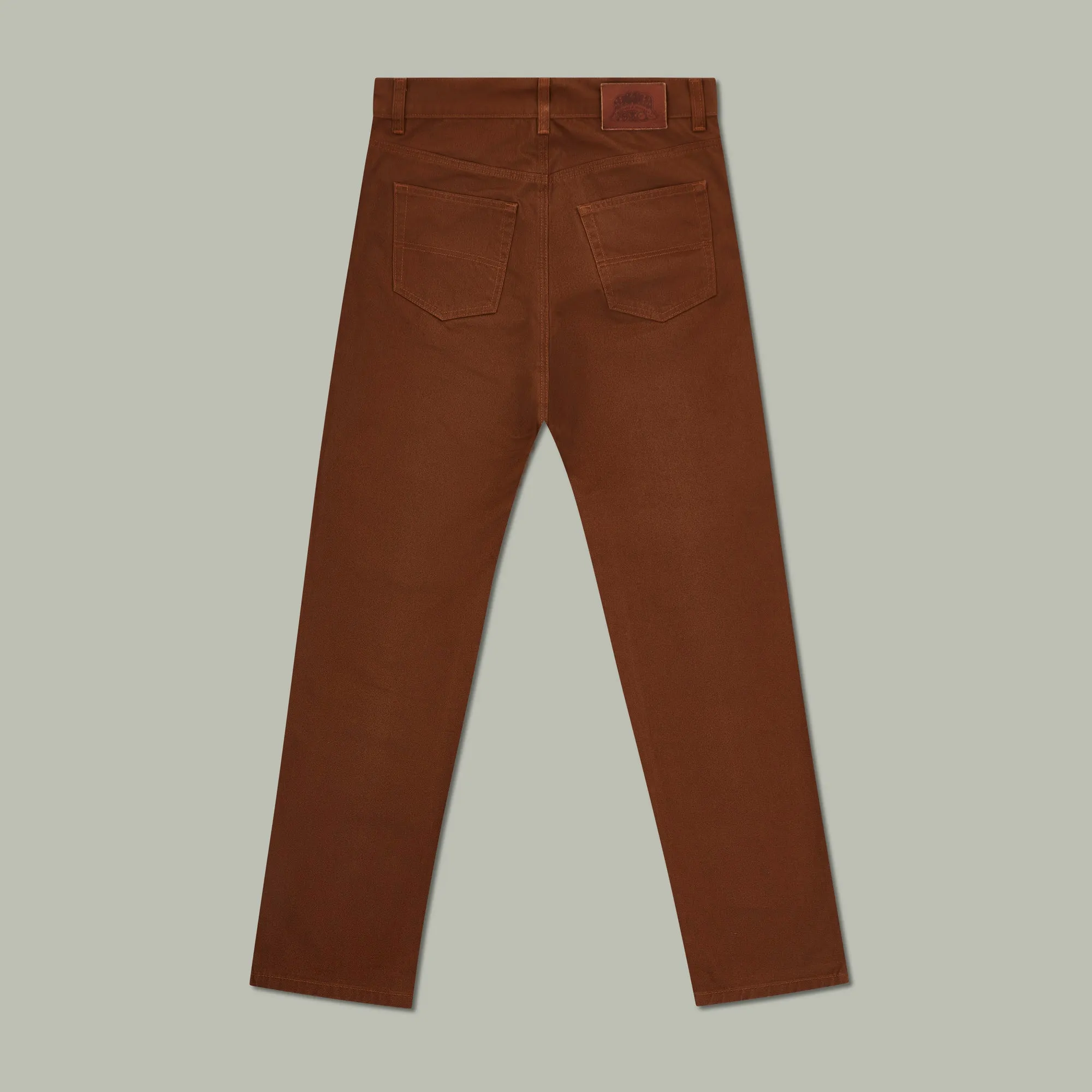 Harrow Brushed Cotton Jeans [TOBACCO]