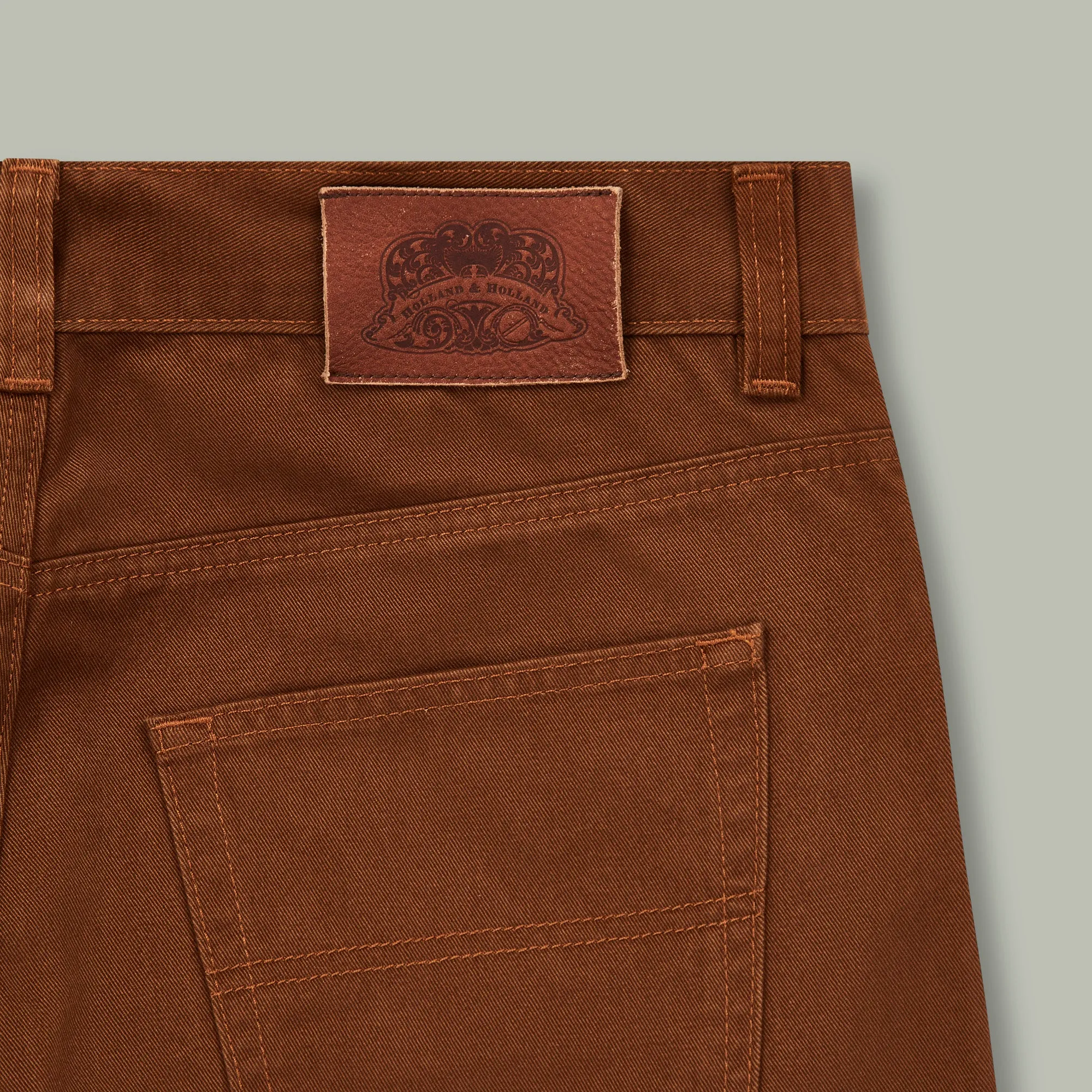 Harrow Brushed Cotton Jeans [TOBACCO]