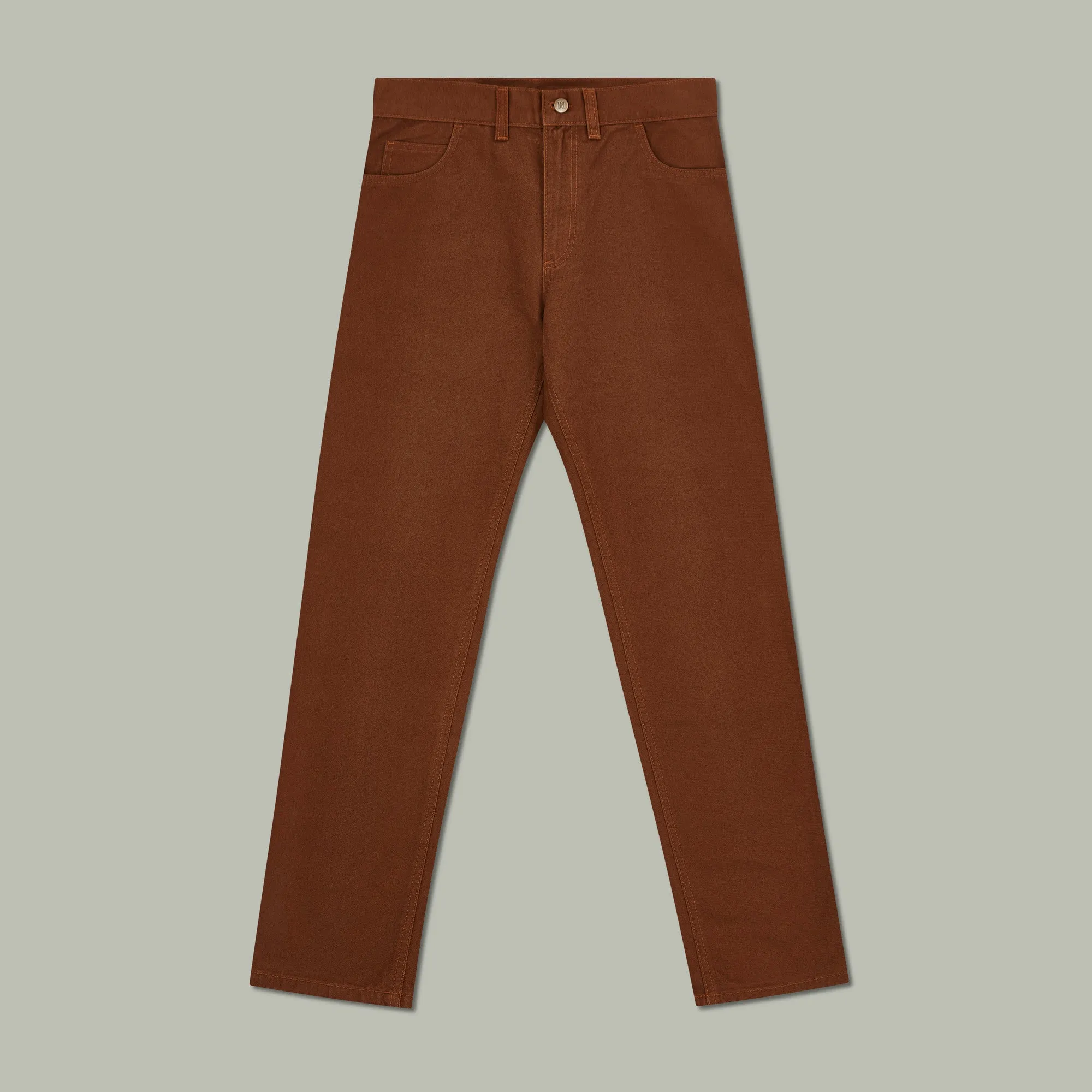 Harrow Brushed Cotton Jeans [TOBACCO]