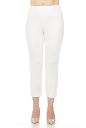 Joseph Ribkoff Side Slit Pull On Slim Capri Pants 241105