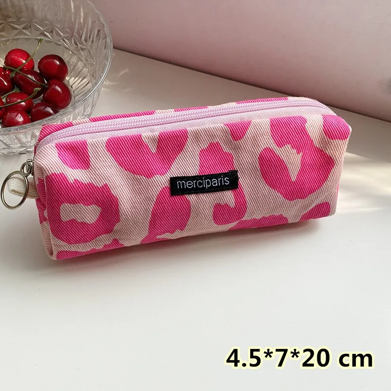 Korean Fashion Plaid Travel Makeup Kits Cosmetic Storage Bag Pencil Cases Pouch Bags