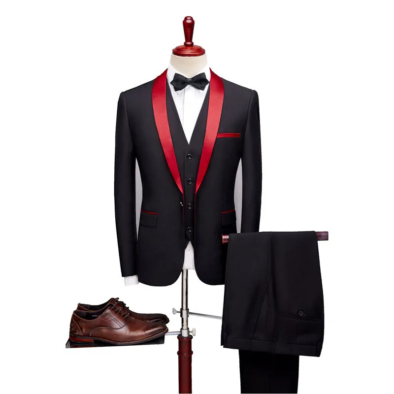 Men’s 3 Piece Tuxedo Suits For All Seasons-987