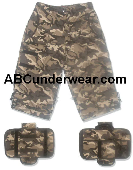 Men's Camouflage Capri Pant