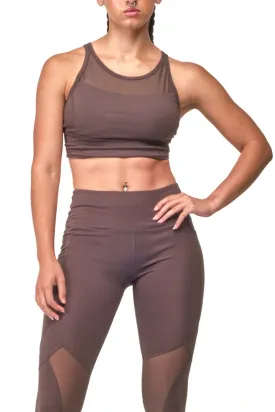 Mesh Sports Bra Top