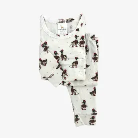 Modal Long Sleeve Pajama Set- Duck the Halls