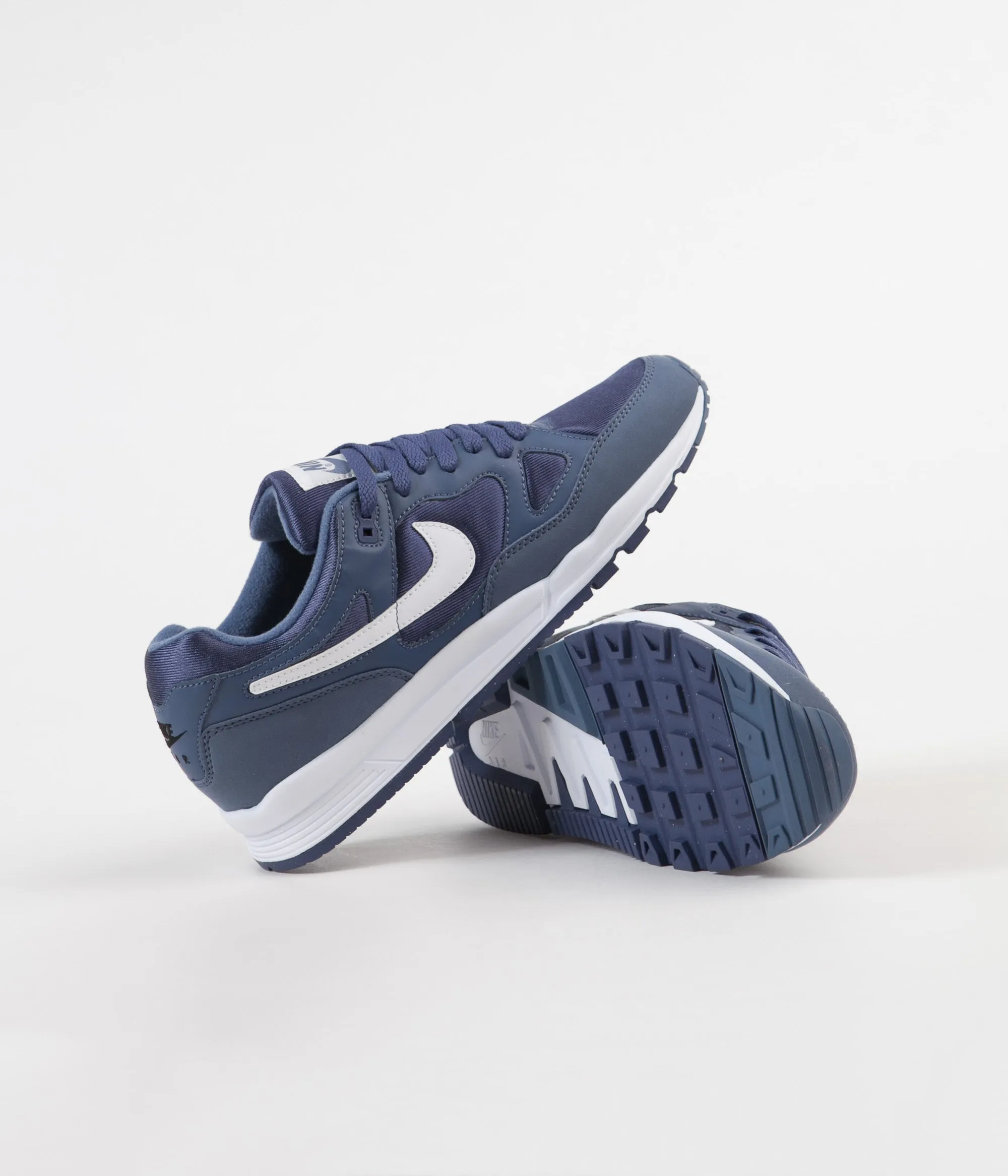 Nike Air Span II Shoes - Diffused Blue / White - Blue Recall - Black