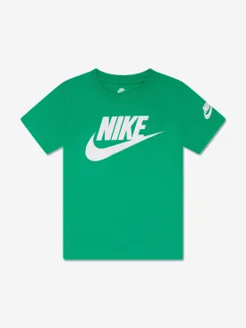 Nike Boys Futura Evergreen T-Shirt in Green