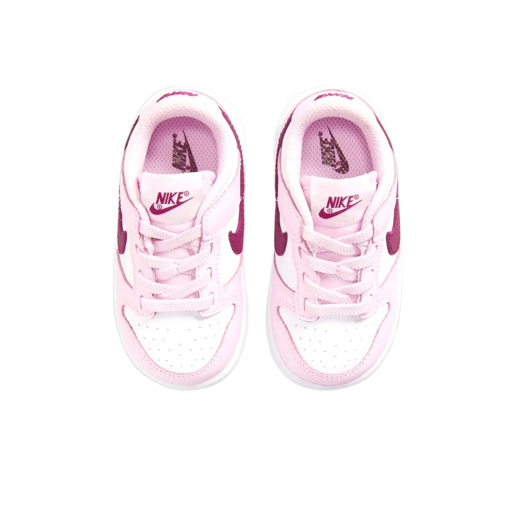 Nike Dunk Low "Pink Red White" (Infant & Kids)