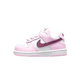 Nike Dunk Low "Pink Red White" (Infant & Kids)