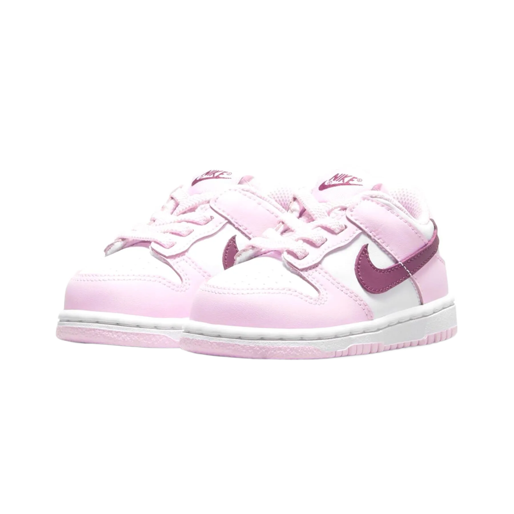 Nike Dunk Low "Pink Red White" (Infant & Kids)