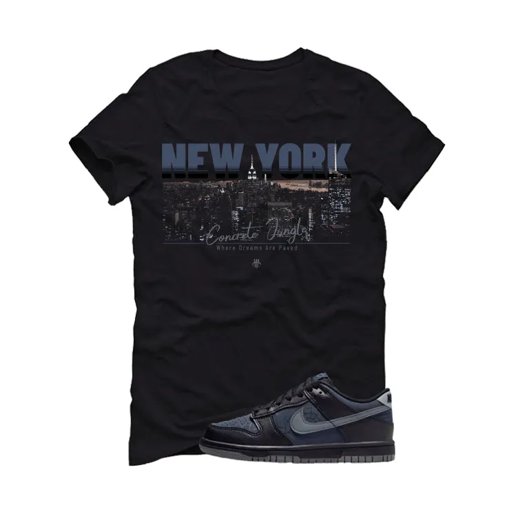 Nike Dunk Low Symbiote Black T-Shirt (New York Concrete Jungle)| illcurrency