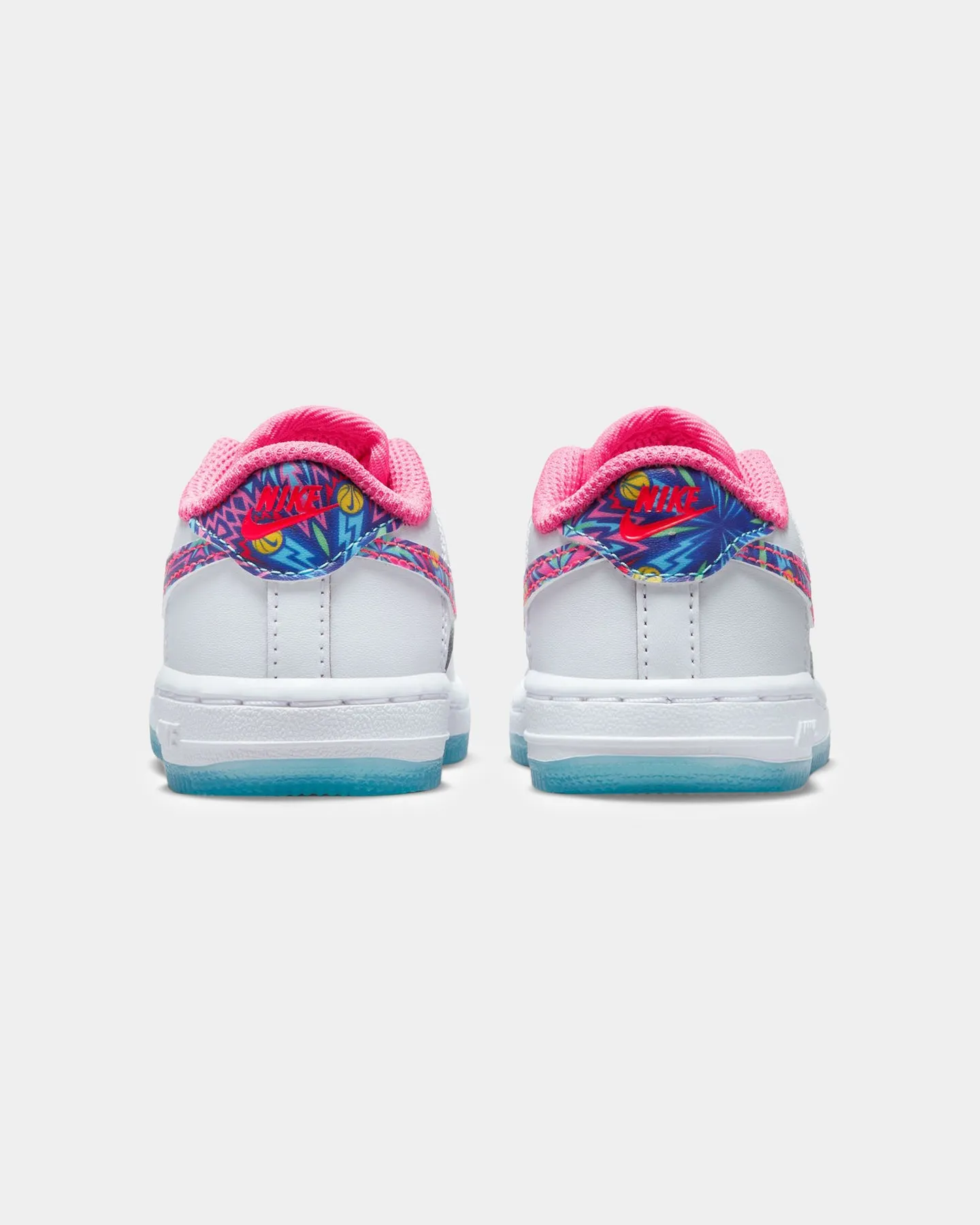 Nike Kids' Force 1 Low ASW (TD) White/Multi-Coloured