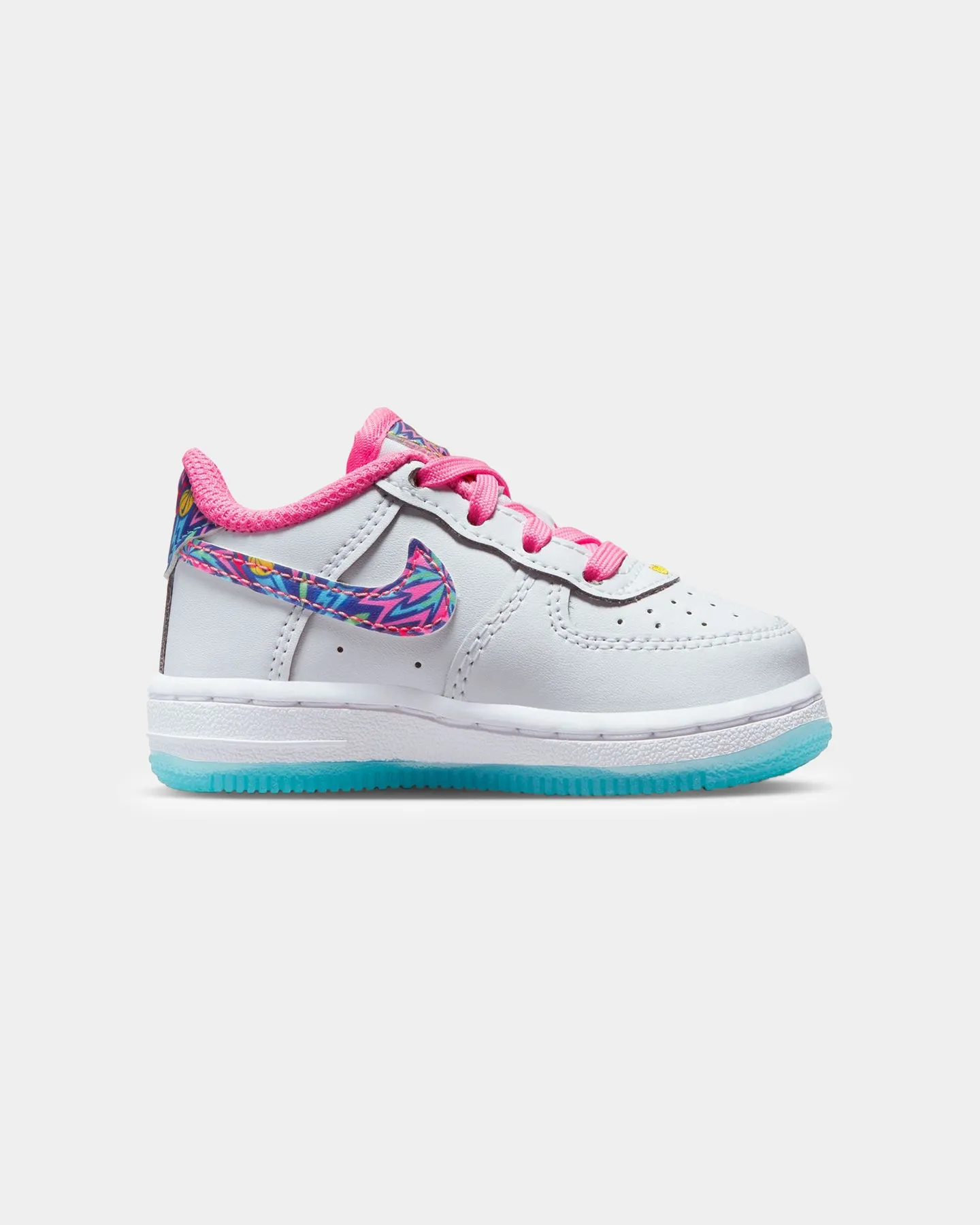 Nike Kids' Force 1 Low ASW (TD) White/Multi-Coloured