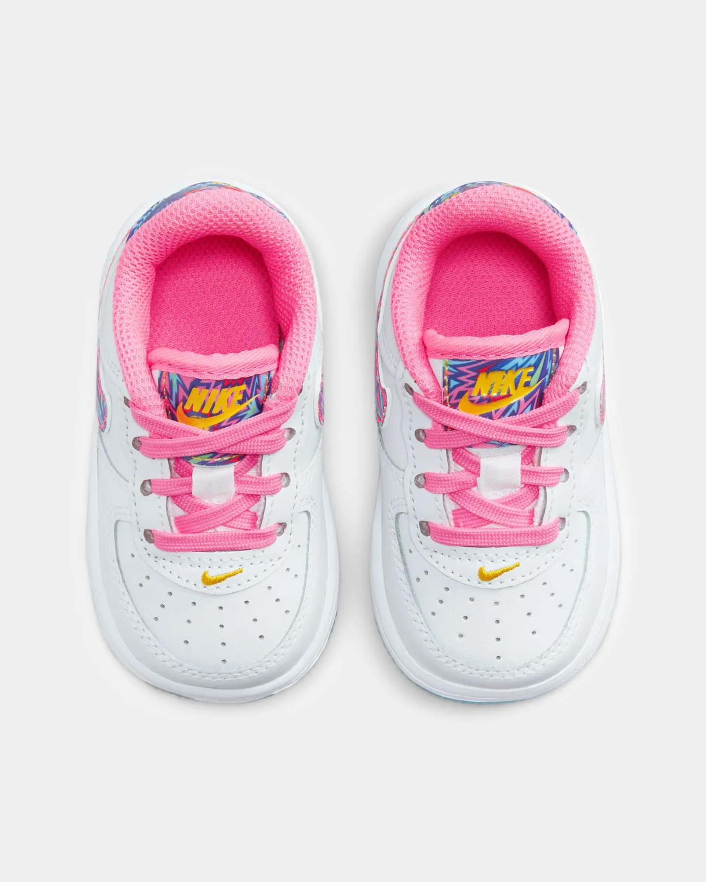 Nike Kids' Force 1 Low ASW (TD) White/Multi-Coloured