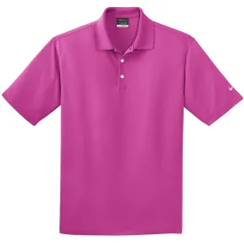 Nike Men's Bright Pink Dri-FIT S/S Micro Pique Polo