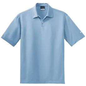 Nike Men's Light Blue Dri-FIT S/S Pebble Texture Polo