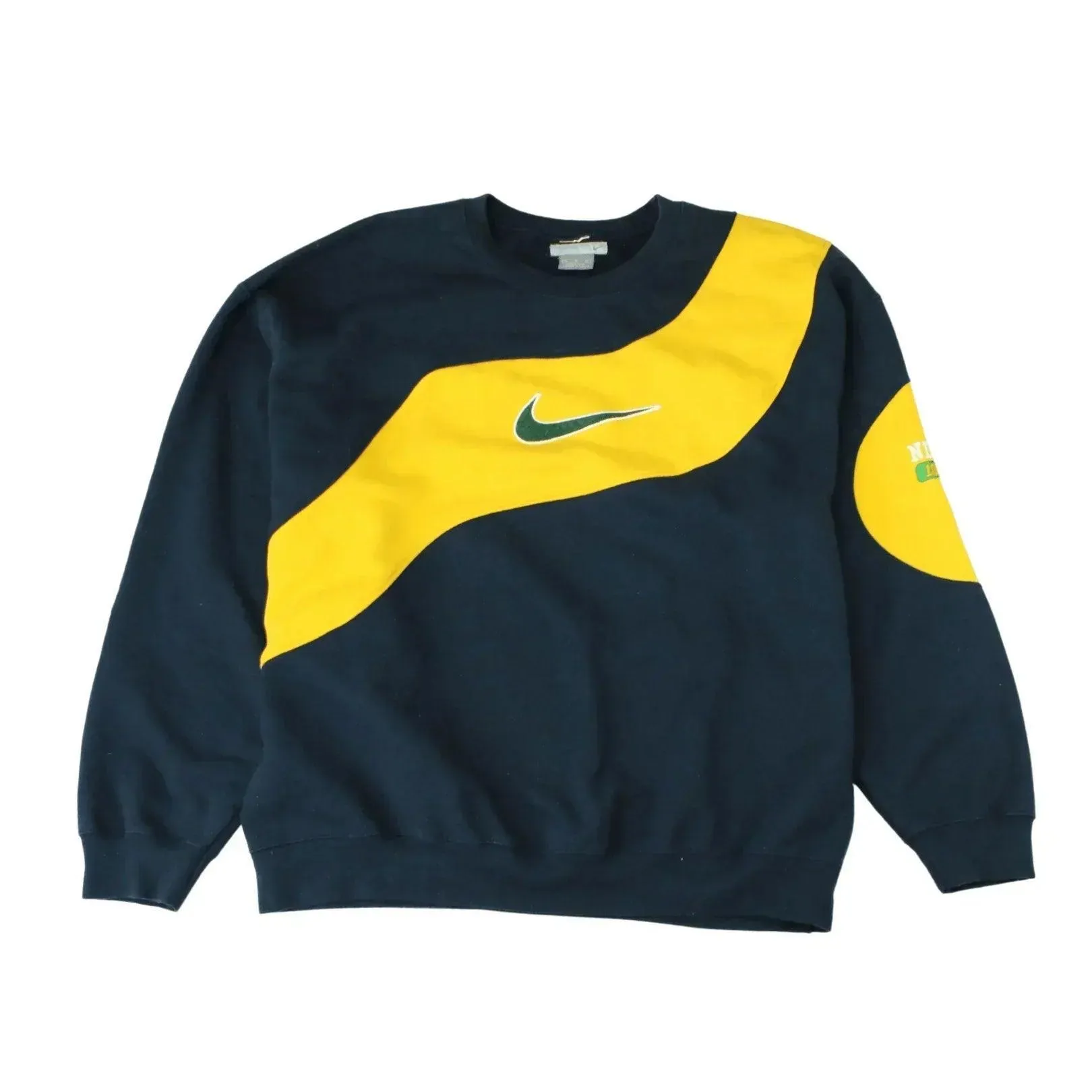 NIKE REWORKED SWEATER YELLOW  (L)