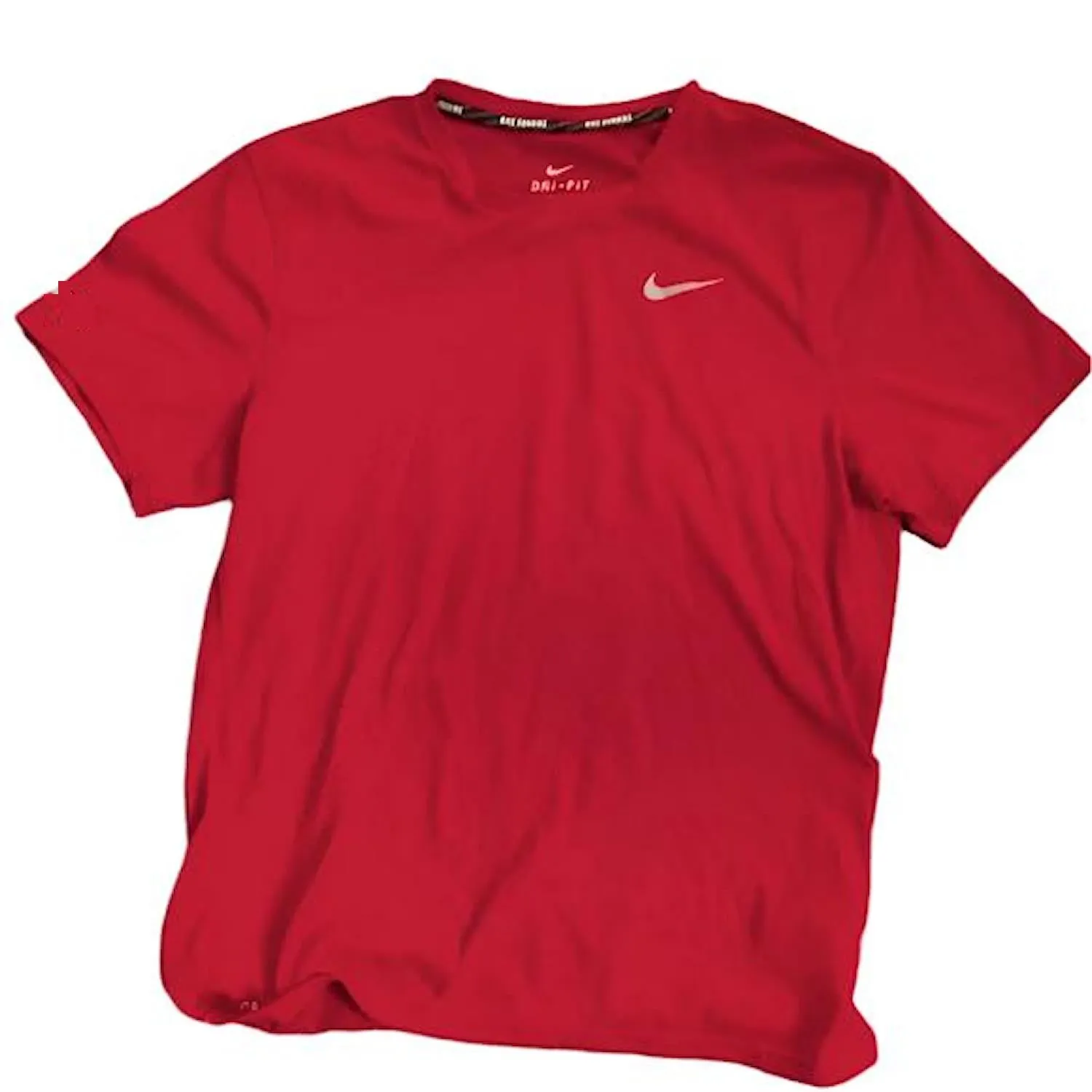 Nike Run Top Breathe Dri-Fit Short Sleeve Red Crush XL