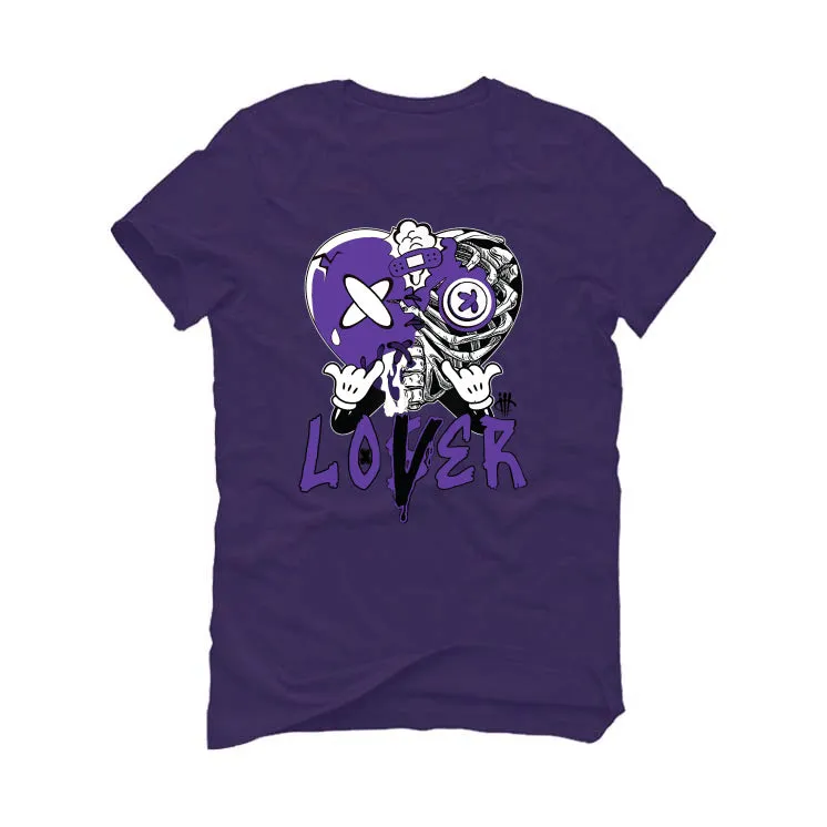 Nike SB Dunk Low “Court Purple” | illcurrency Purple T-Shirt (Lover Heart)