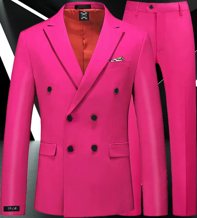 Nino Fuchsia 2 Piece Slim Fit Suit