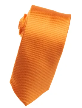 Orange Tone on Tone Necktie